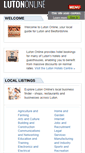 Mobile Screenshot of lutononline.org.uk